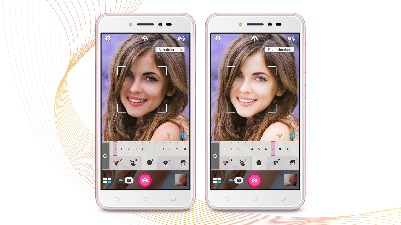 camera selfie Asus ZenFone 4 Live