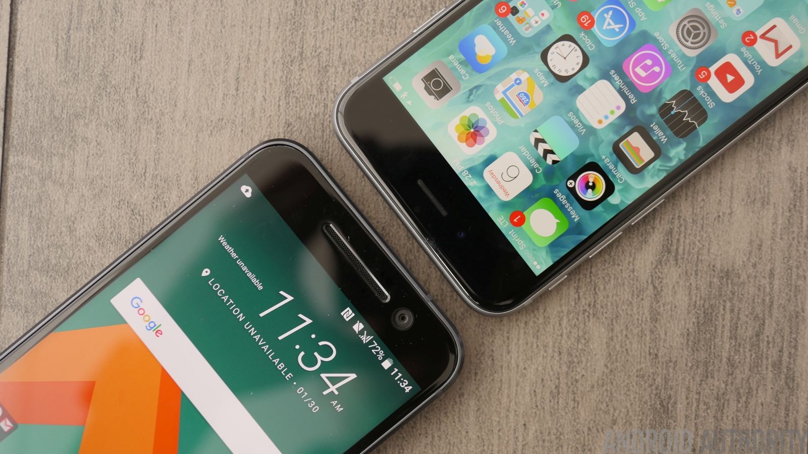 HTC 10 vs iPhone 6s