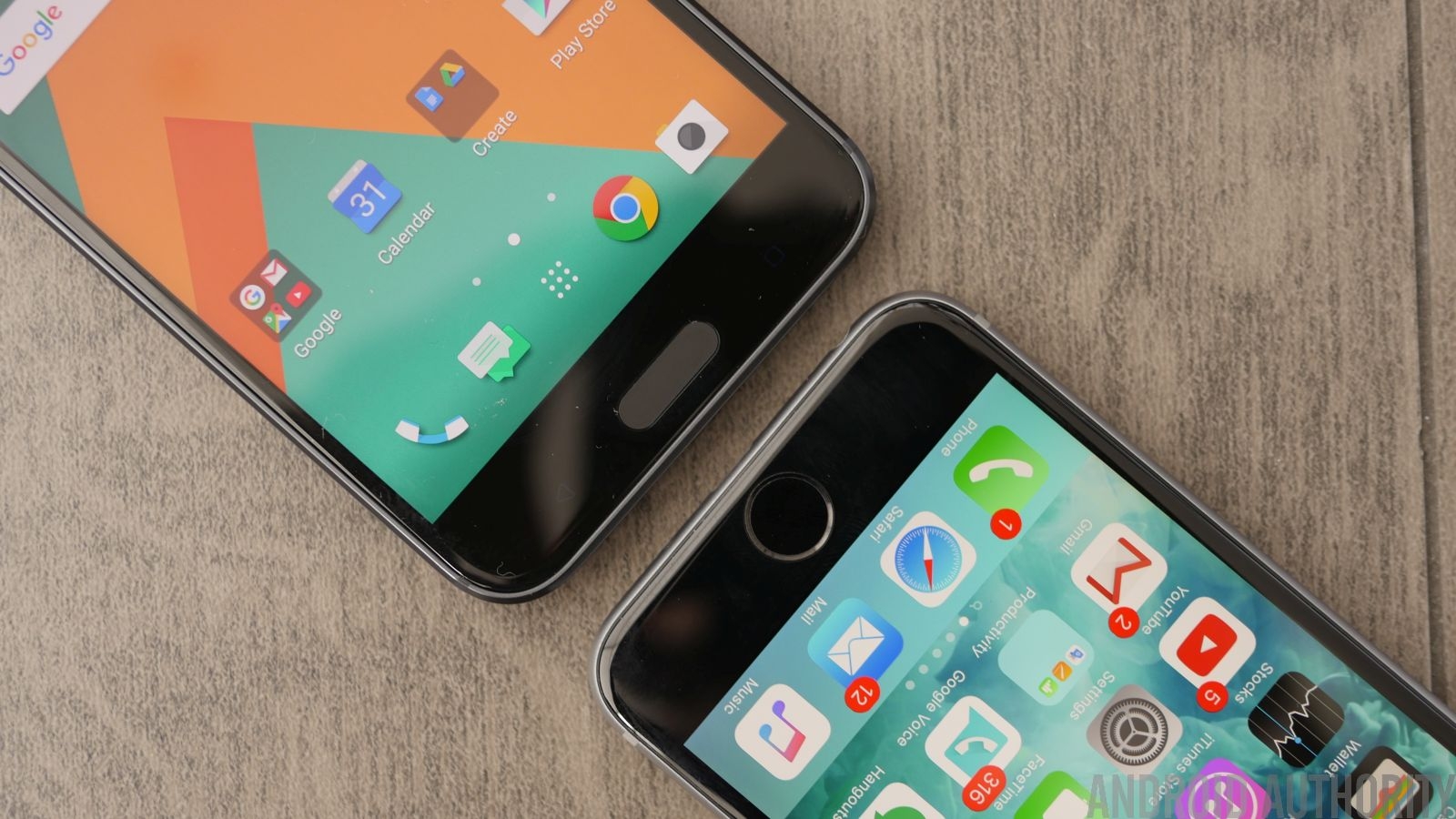 HTC 10 vs iPhone 6s