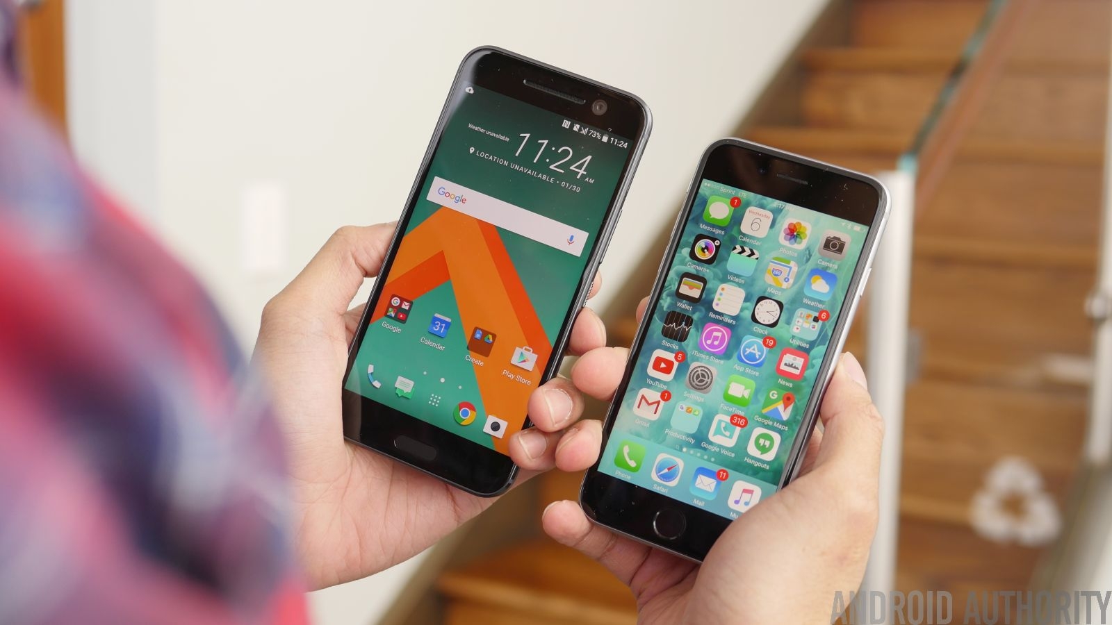 HTC 10 vs iPhone 6s