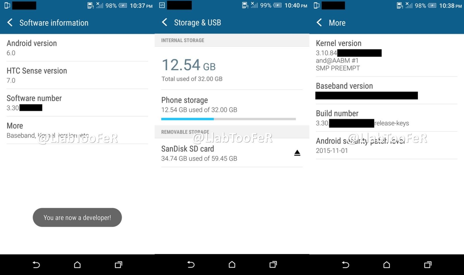 HTC One M9 Android 6