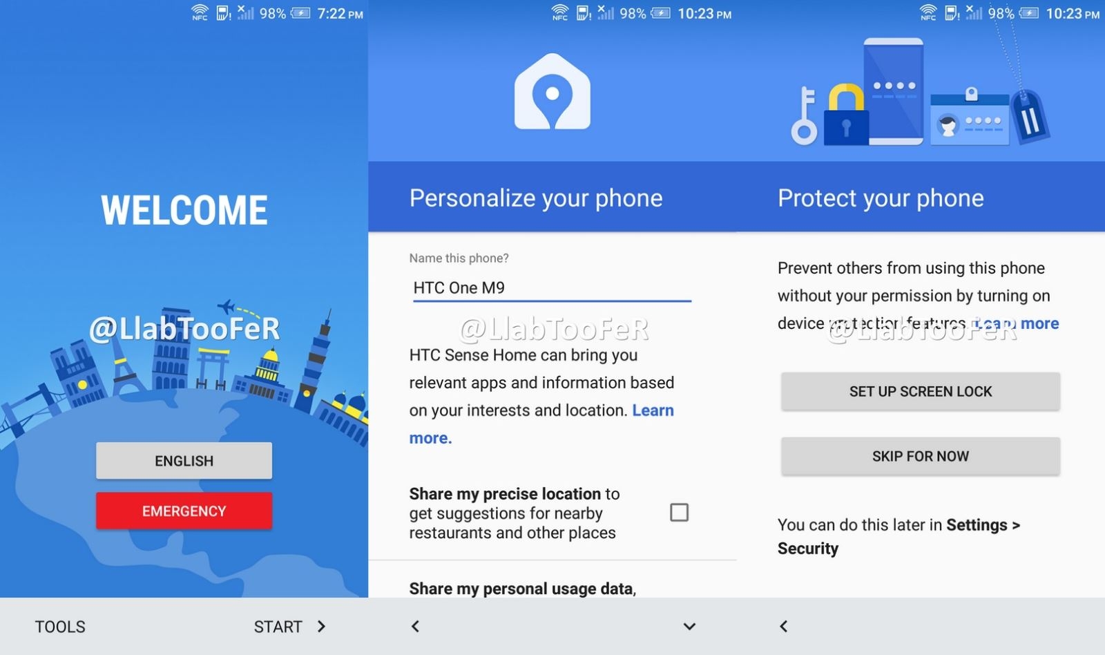HTC One M9 Android 6
