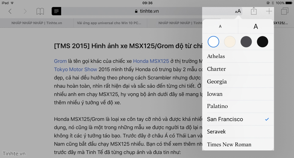 tinh nang thu thuat iOS 9