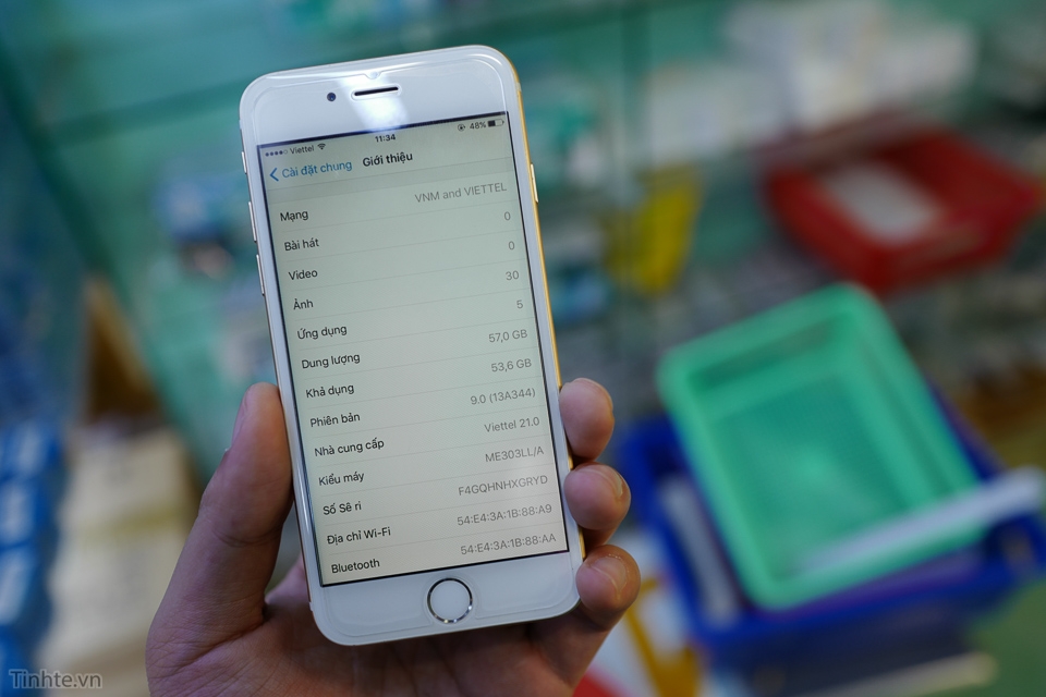 iPhone 6s dung tu iPhone 5s