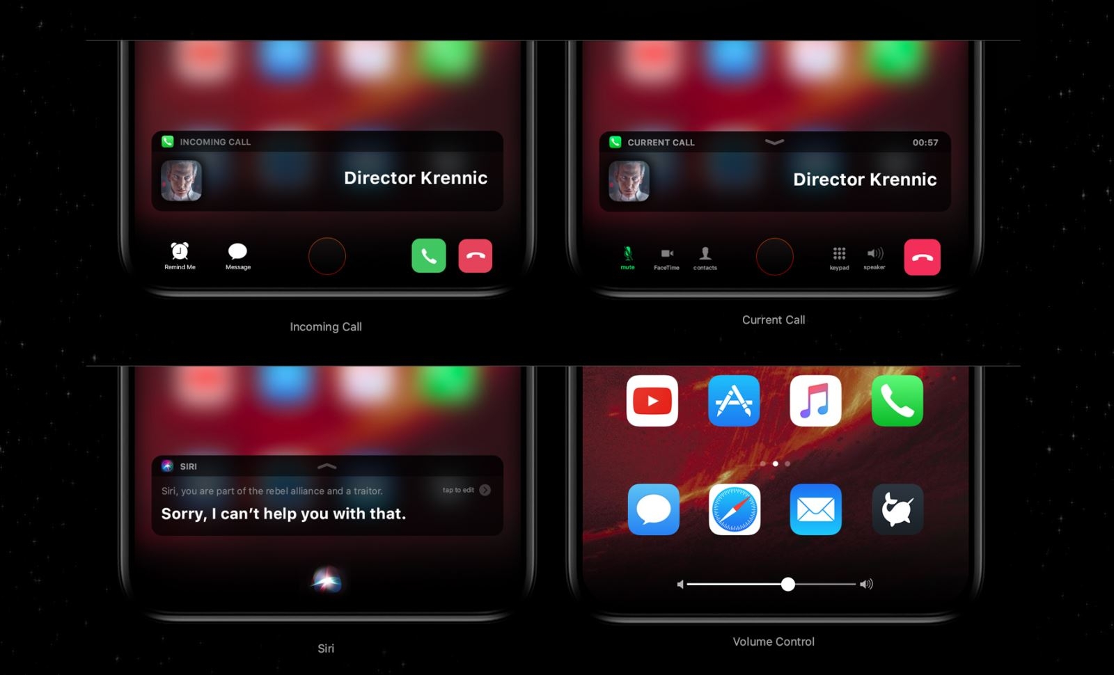iOS Dark Mode iPhone 8