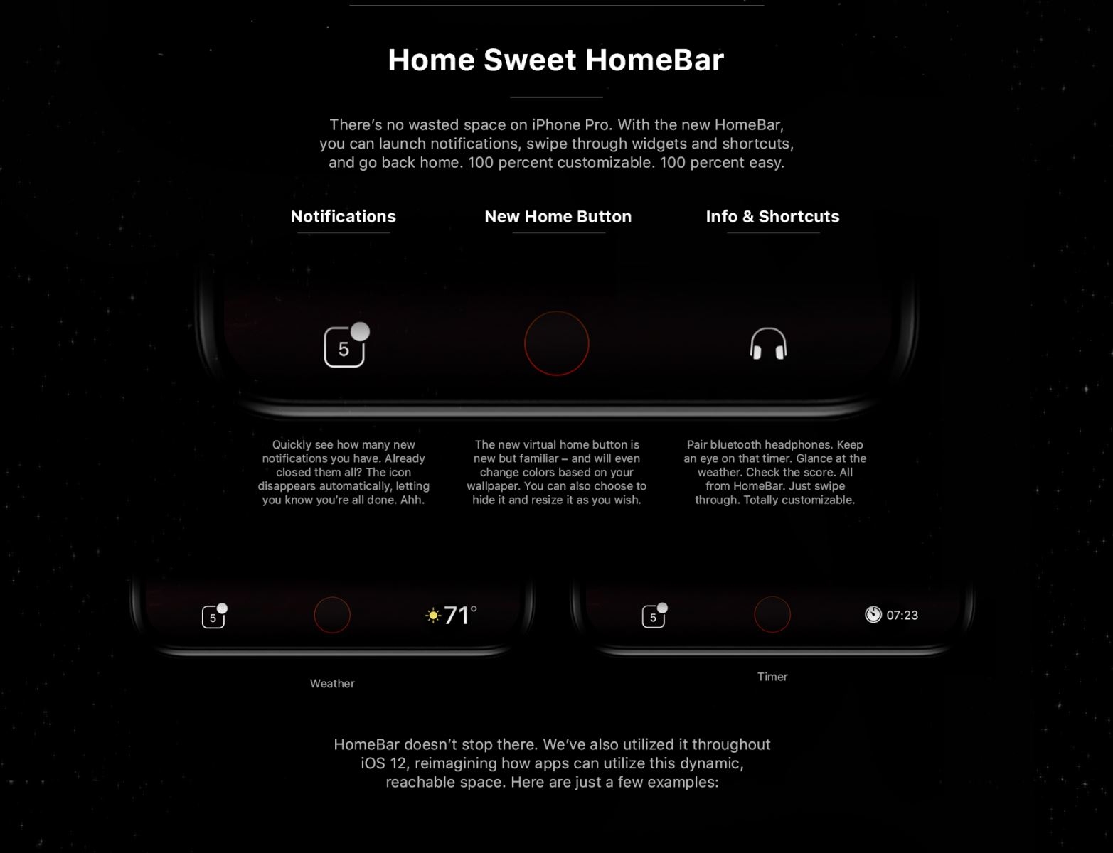 iOS Dark Mode iPhone 8