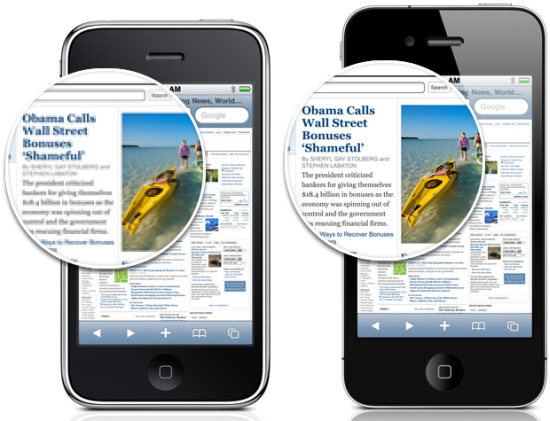 iphone 4 retina