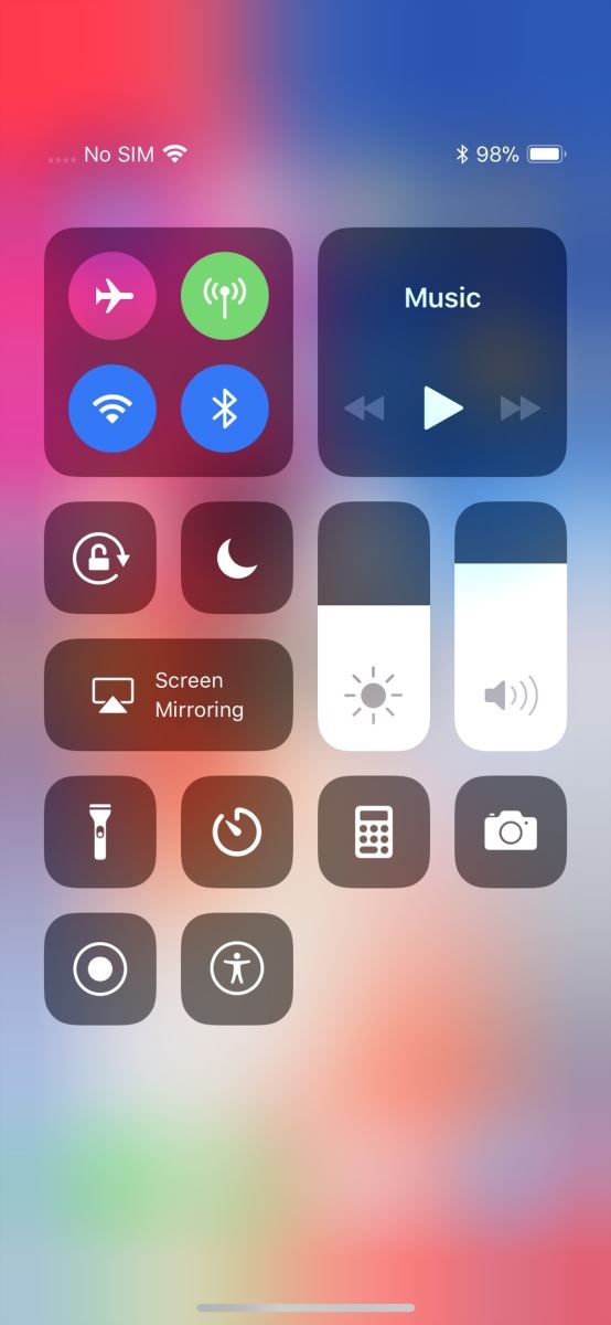 phần trăm pin iPhone X