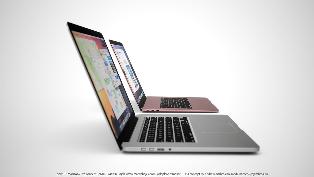 macbook pro 2016 hồng