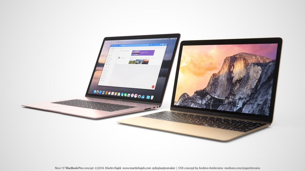 macbook pro 2016 hồng