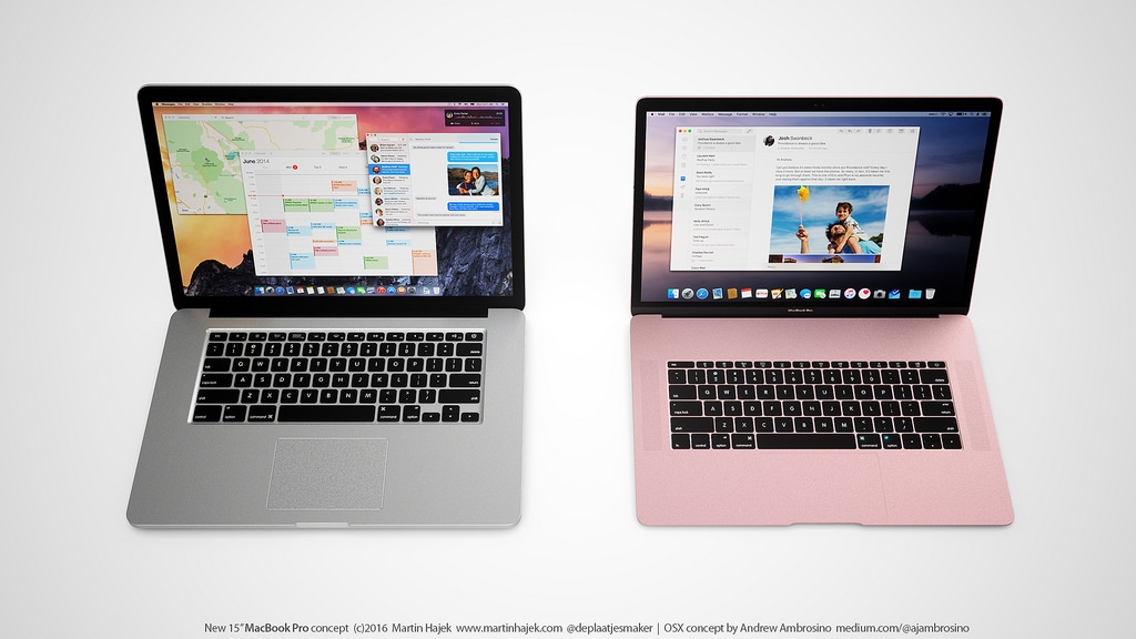 macbook pro 2016 hồng