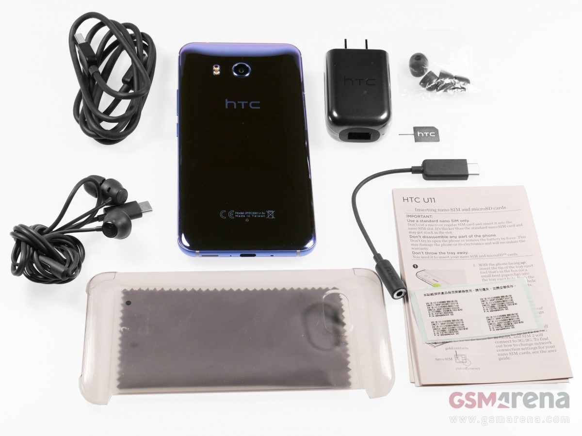 mở hộp HTC U11+