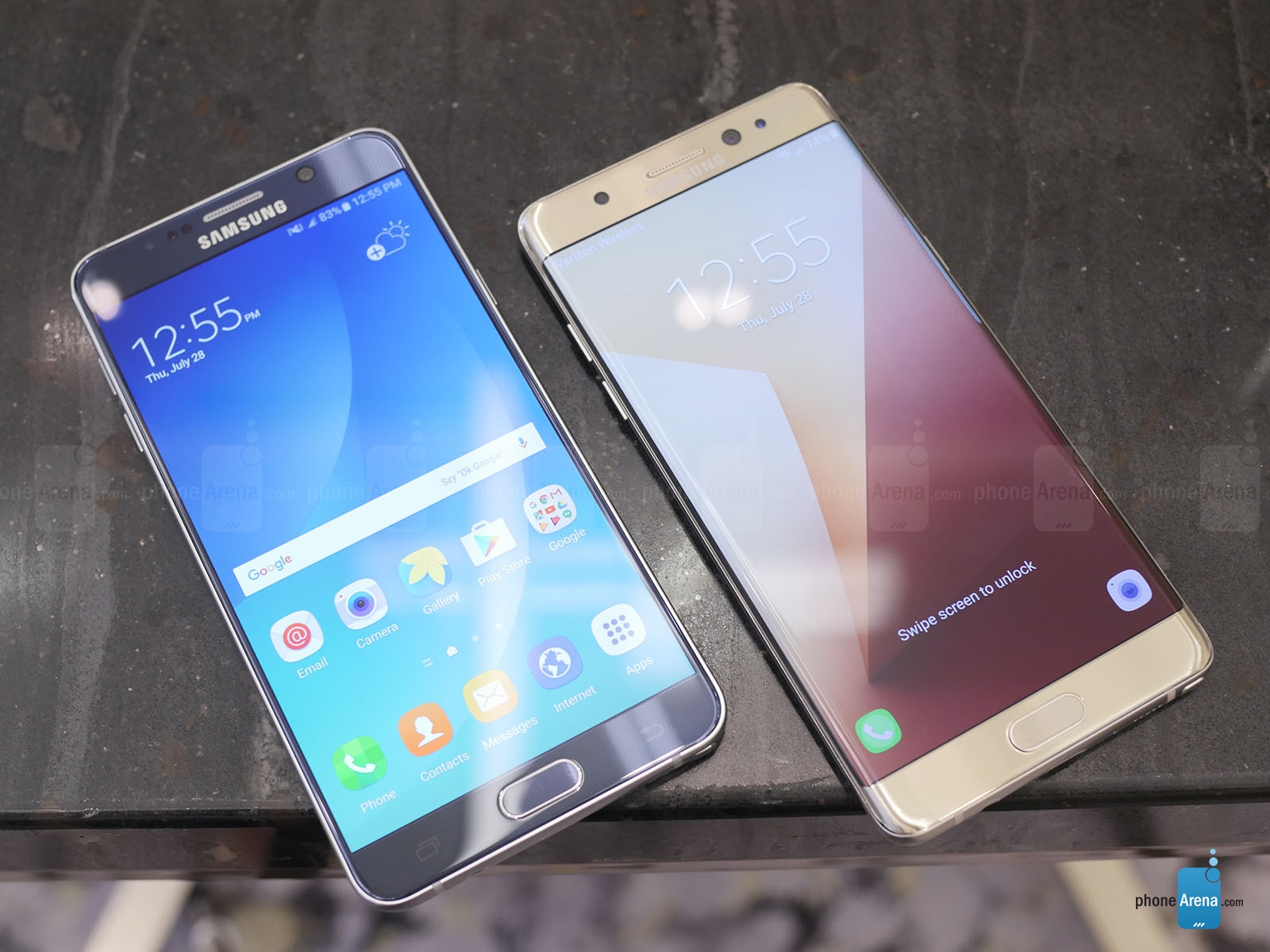 Samsung Galaxy Note7 vs Note5