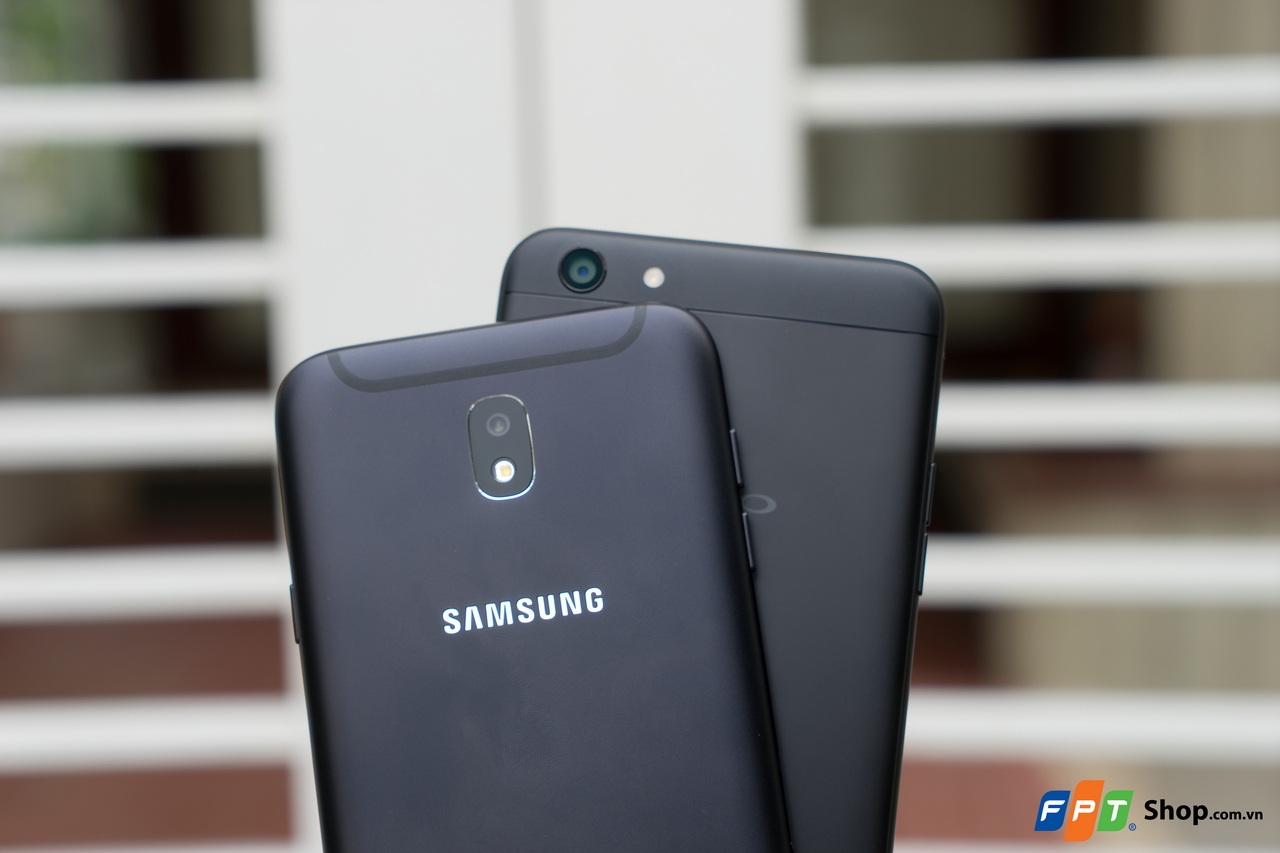 so sánh OPPO F3 và Samsung Galaxy J7 Pro