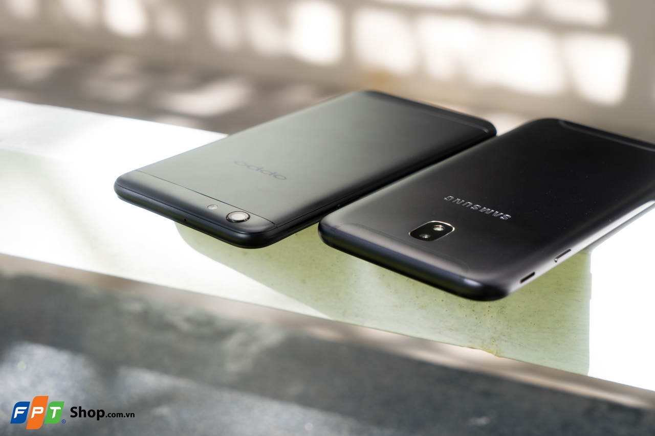 so sánh OPPO F3 và Samsung Galaxy J7 Pro
