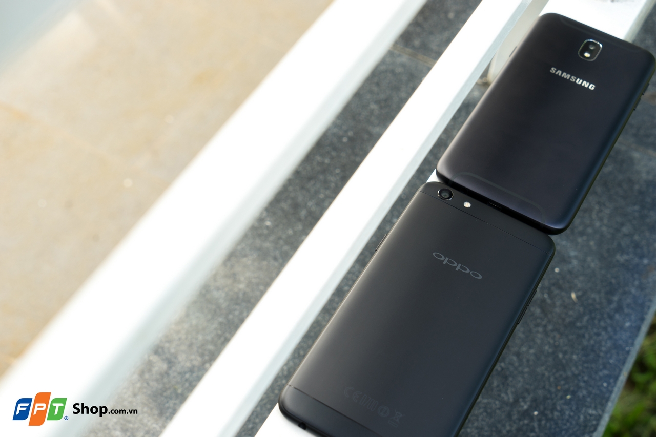 so sánh OPPO F3 và Samsung Galaxy J7 Pro