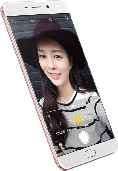 OPPO R9 camera truoc