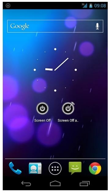 screen off