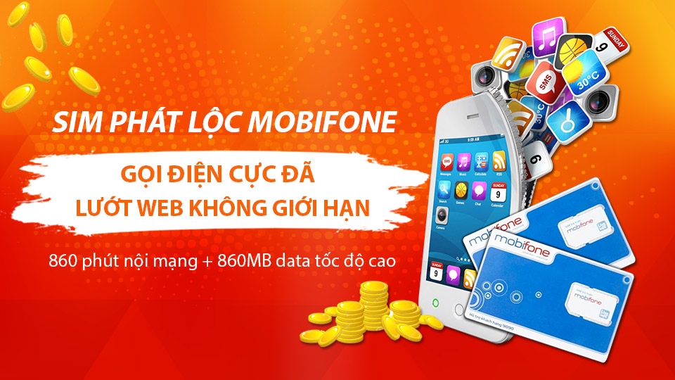 SIM phát lộc Mobifone