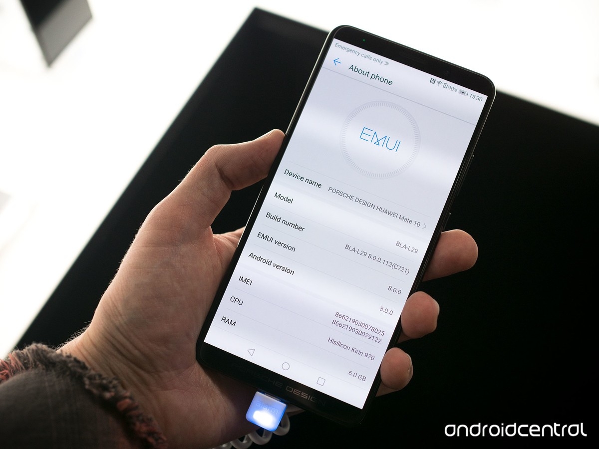 trên tay Huawei Mate 10 Porsche Design