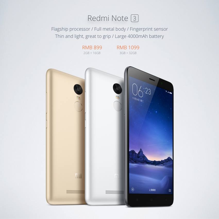 Xiaomi Redmi Note 3