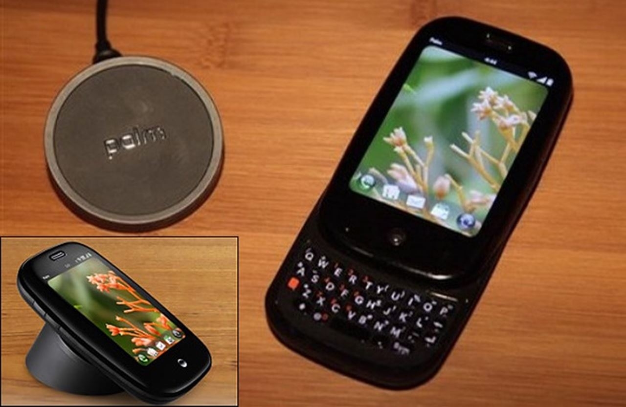 Sạc không dây tích hợp trên máy Palm Pre Sạc không dây tích hợp trên máy Palm Pre