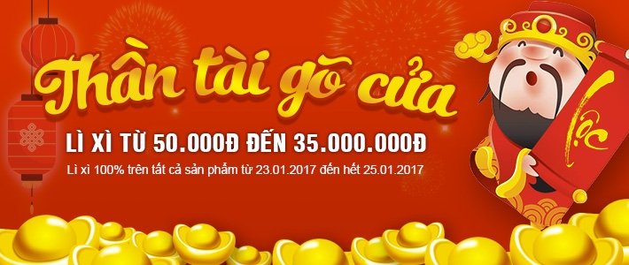 Chương trình Thần tài gõ cửa! Lì xì của FPT Shop