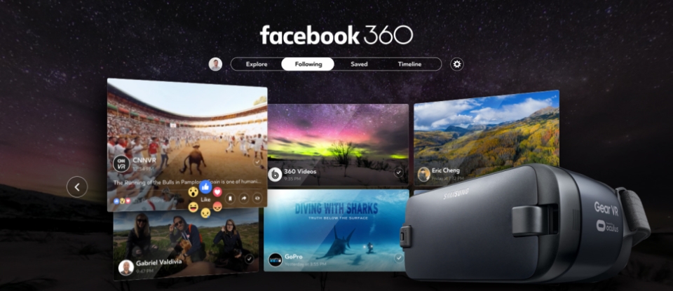 Facebook ra mắt Facebook 360 chuyên VR