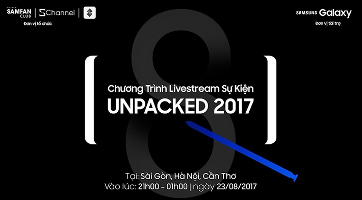 Mời đăng ký tham gia offline tường thuật trực tiếp sự kiện ra mắt Galaxy Note 8
