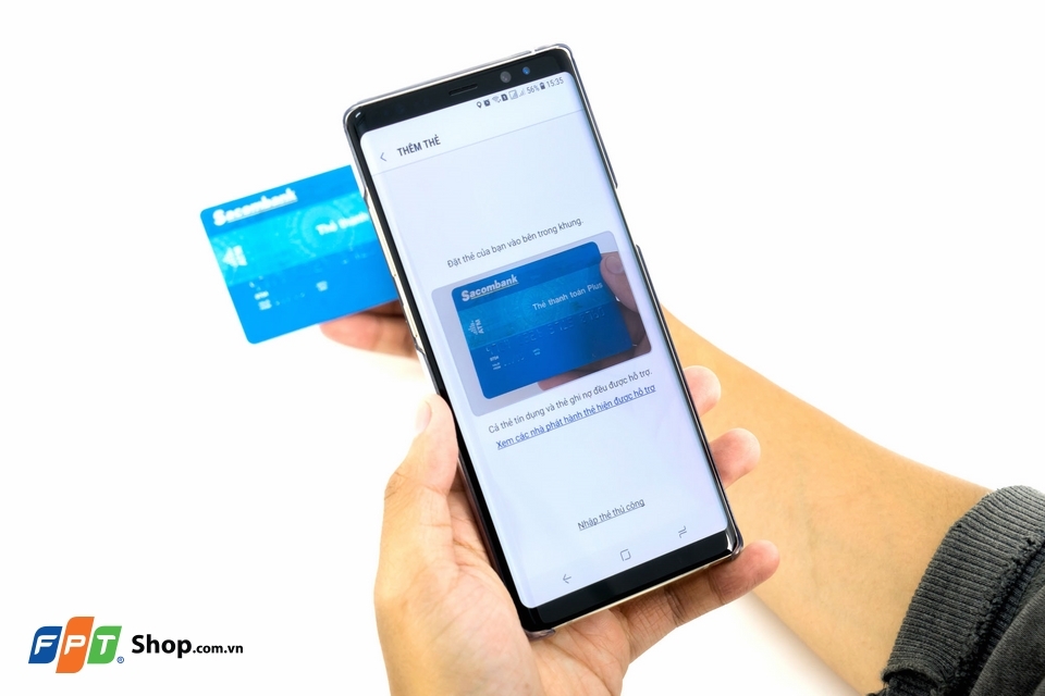 Thêm thẻ ngân hàng vào Samsung Pay