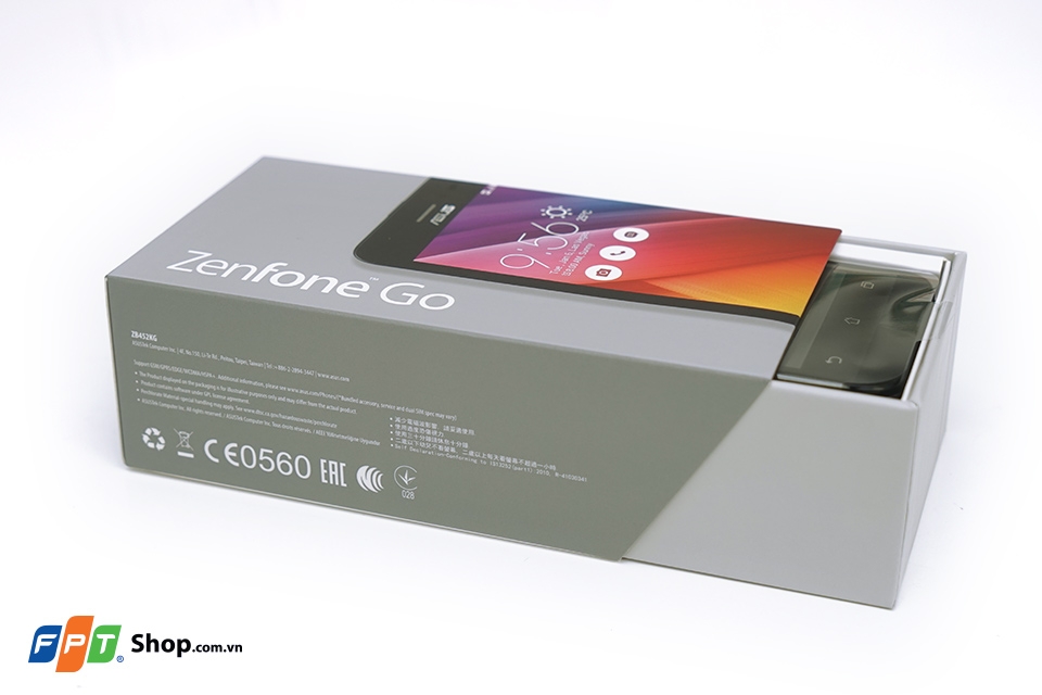 Mở hộp và trên tay Asus Zenfone Go (ZB452KG)