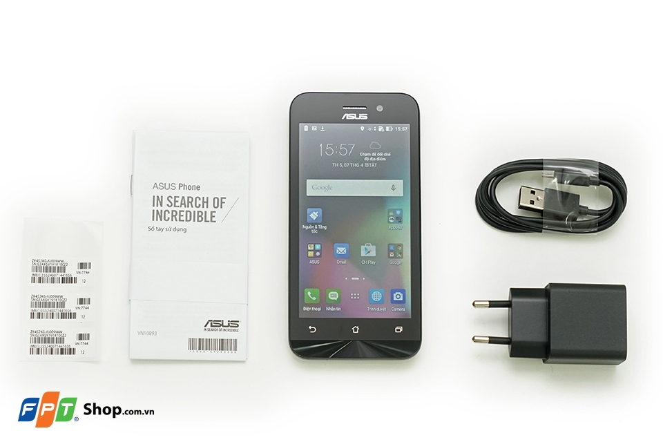 Mở hộp và trên tay Asus Zenfone Go (ZB452KG)