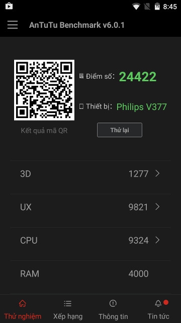 Đánh giá smartphone Philips V377