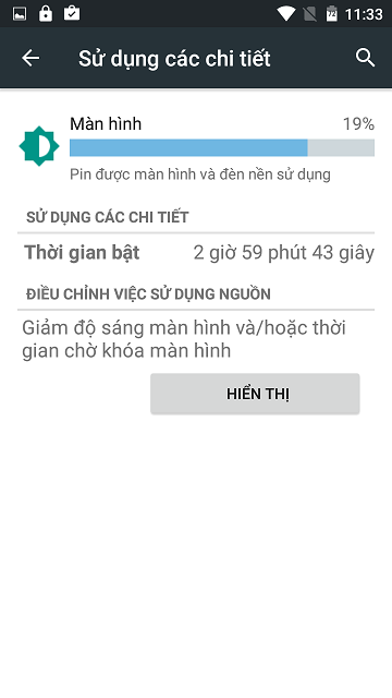 Đánh giá pin smartphone Philips V377
