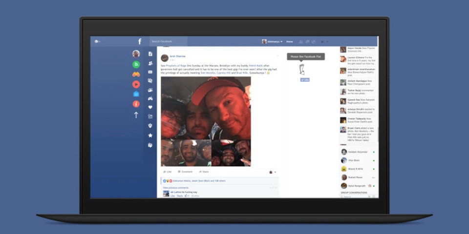Đơn giản hóa giao diện Facebook trên trình duyệt Chrome
