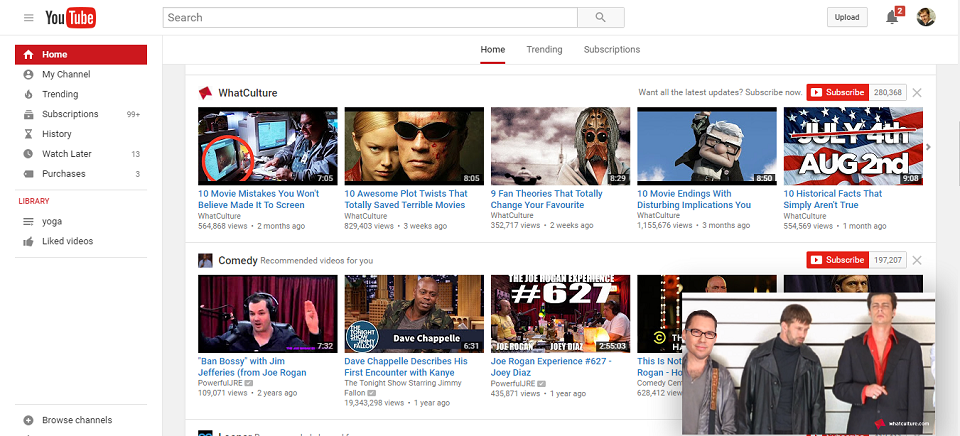 Mang tính năng PiP lên phiên bản YouTube cho máy tính
