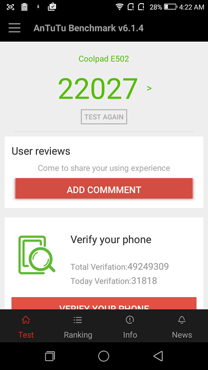 Đánh giá smartphone Coolpad Sky 3