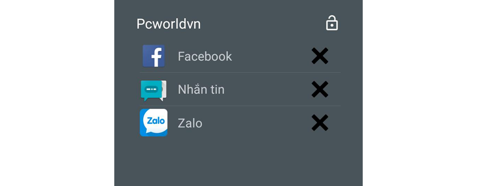 Tạo thư mục để khóa nhiều ứng dụng trên Obi MV1