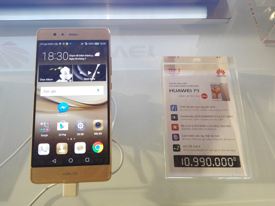Smartphone Huawei P9 chính thức ra mắt tại Việt Nam