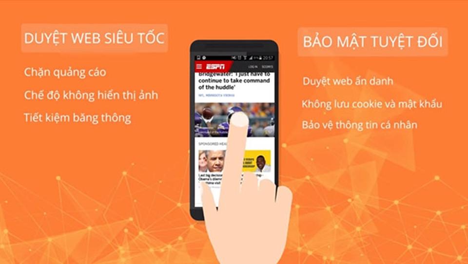 Trình duyệt YOLO mini có thêm tính năng chặn mã độc Trình duyệt YOLO mini có thêm tính năng chặn mã độc
