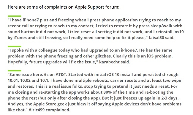iOS 10 có phải là phiên bản lỗi nhất của Apple