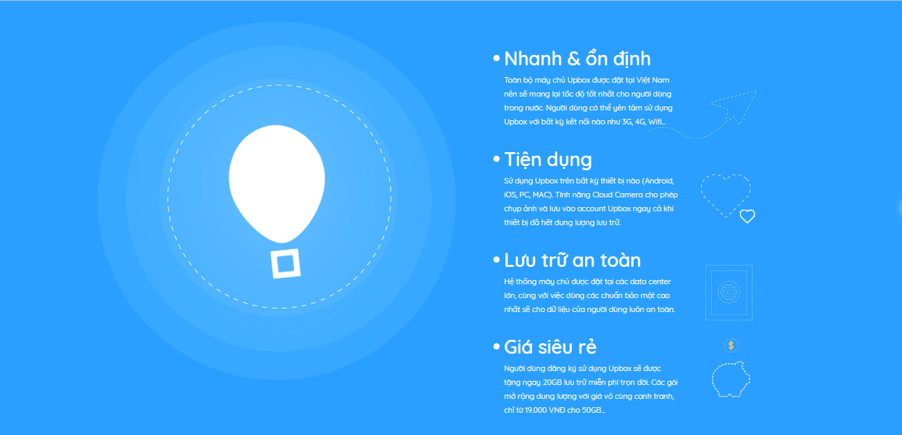 Nhận dung lượng lưu trữ khổng lồ trên Upbox