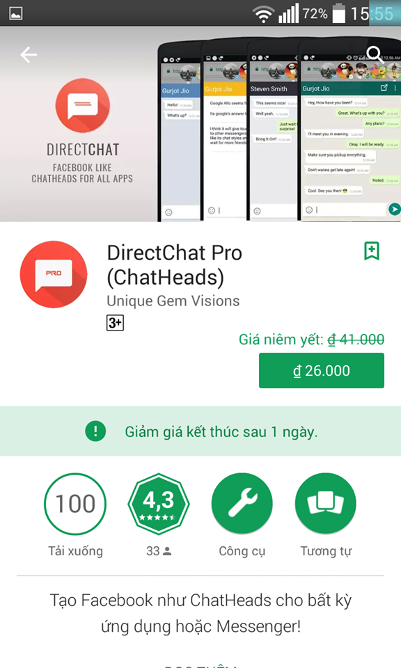 Quản lý tin nhắn với ứng dụng DirectChat Quản lý tin nhắn với ứng dụng DirectChat