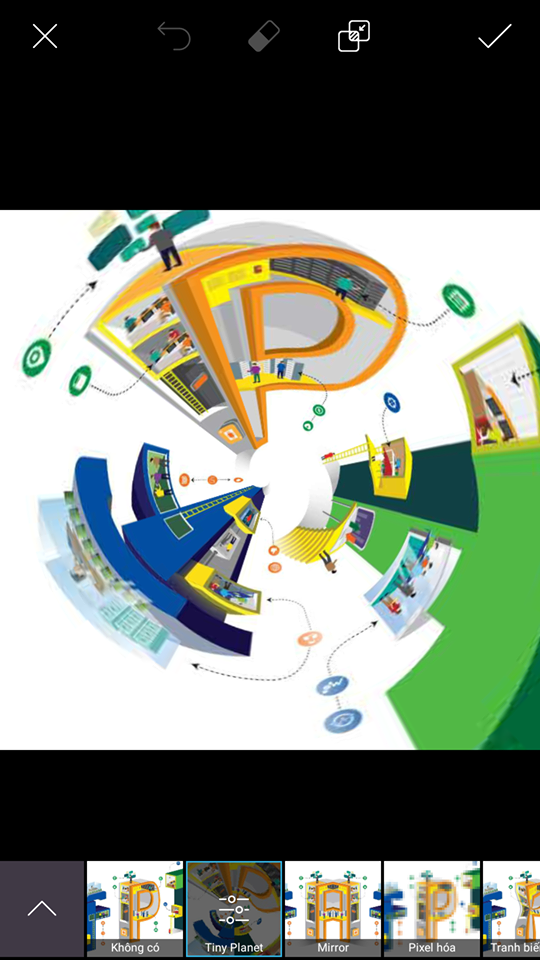 Hướng dẫn tạo ảnh Tiny Planet cực kì bắt mắt trên điện thoại Hướng dẫn tạo ảnh Tiny Planet cực kì bắt mắt trên điện thoại