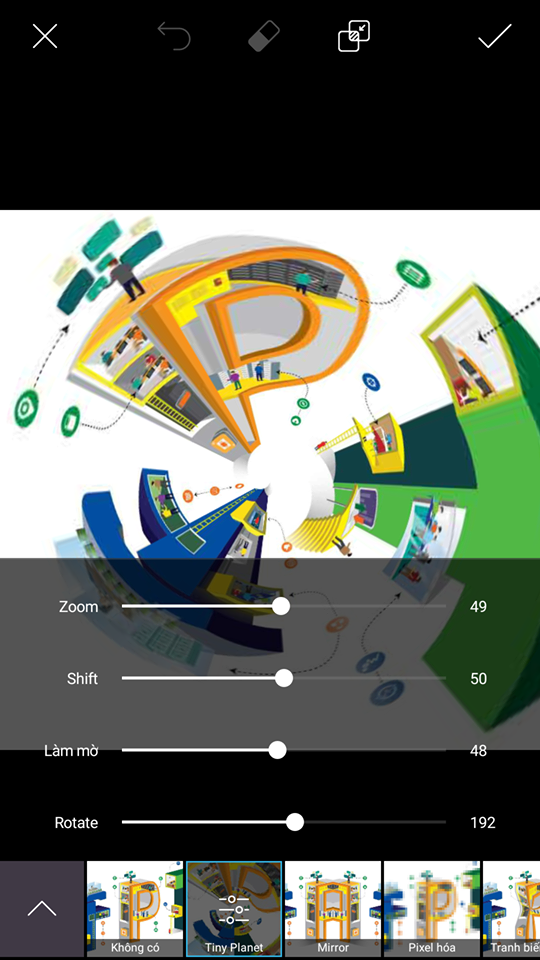 Hướng dẫn tạo ảnh Tiny Planet cực kì bắt mắt trên điện thoại Hướng dẫn tạo ảnh Tiny Planet cực kì bắt mắt trên điện thoại
