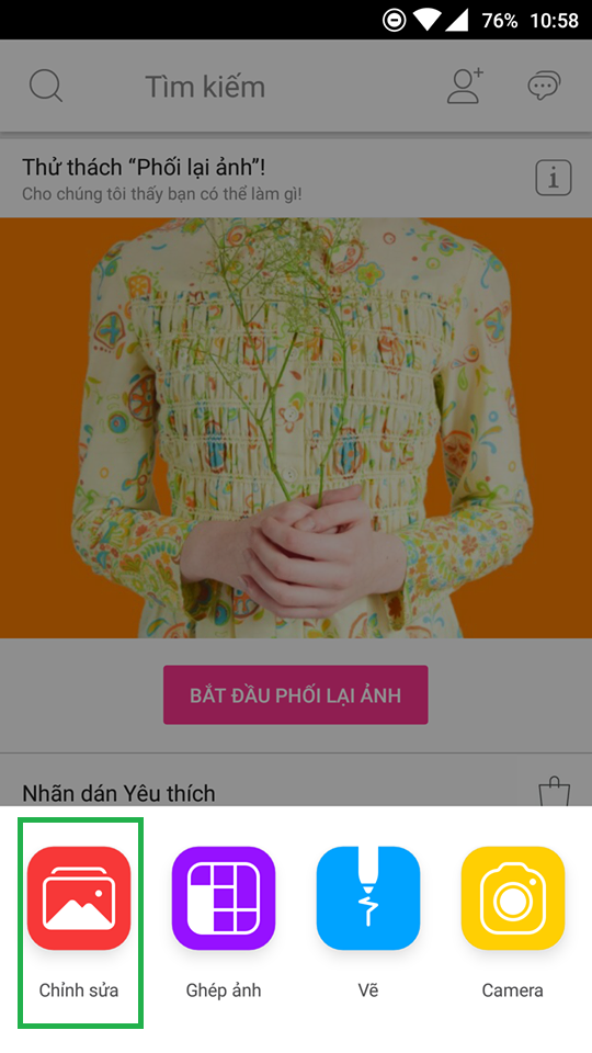 Hướng dẫn tạo ảnh “Trên tay trang Facebook của bạn” cực kì đơn giản