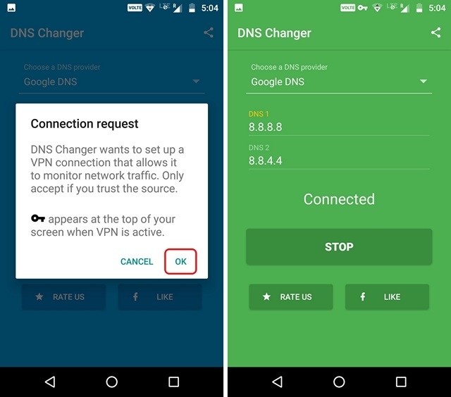 Hướng dẫn thay đổi DNS cache để khắc phục lỗi kết nối trên thiết bị Android