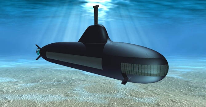 Khi ở trong một chiếc tàu ngầm, điện thoại di động có dùng được không ?