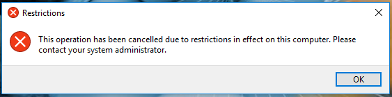 Vô hiệu hóa Settings và Control Panel trên Windows 10