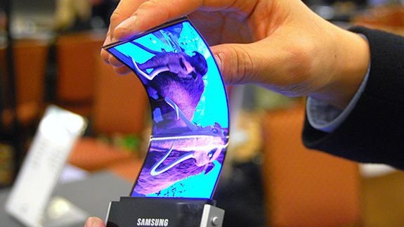 Màn hình có thể uốn cong của Samsung